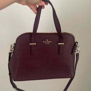 Kate spade purse maroon